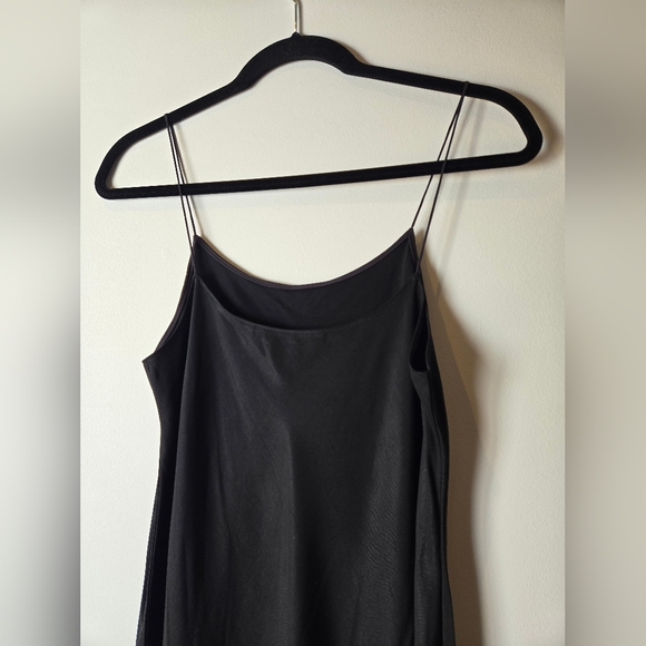 Helmut Lang Black Slip Midi Dress Size Small - Picture 4 of 6